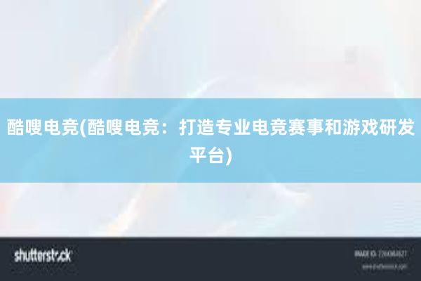 酷嗖电竞(酷嗖电竞：打造专业电竞赛事和游戏研发平台)